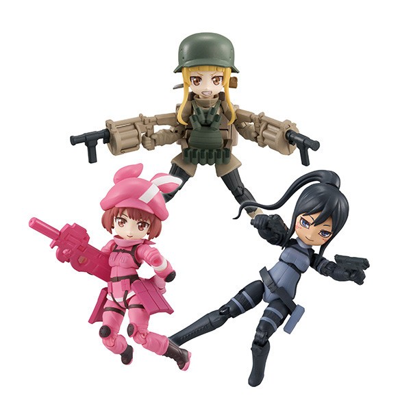 Dta Ggo デスクトップアーミー ガンゲイル オンライン 予約開始 レン ピト フカ次郎の全3種 Figure News