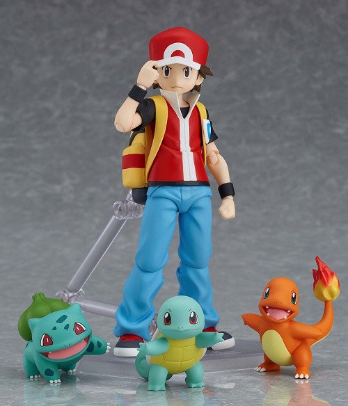 ポケモン Figma レッド 予約開始 ヒトカゲ フシギダネ ゼニガメ が付属 ポケセン特典 ピカチュウ 付きは本日より受付 Figure News