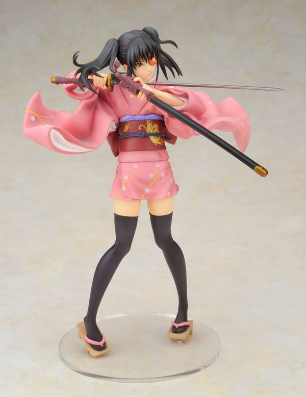 銀魂 アルファオメガ 柳生九兵衛 1 8スケール 予約開始 ミニの着物にツインテ姿 上半身差し替えで照れたポーズに Figure News