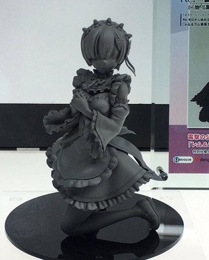 リゼロ リボルブ レム ラム 1 8フィギュア原型 キューポッシュ レム ラム が公開 Figure News