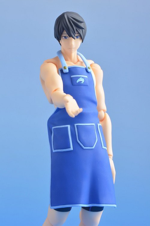 Free Figma 七瀬遙 フィギュアの水着エプロン画像が追加公開 Figure News