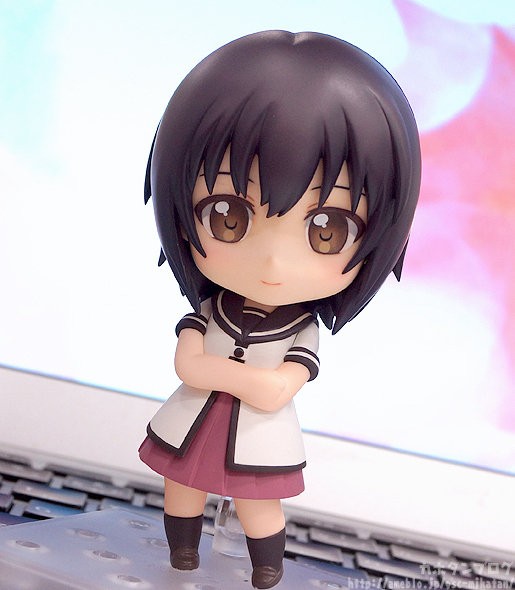 ゆるゆり ねんどろいど 船見結衣 明日22日より予約開始 オンライン特典は 湯のみパーツ 専用腕パーツ に Figure News