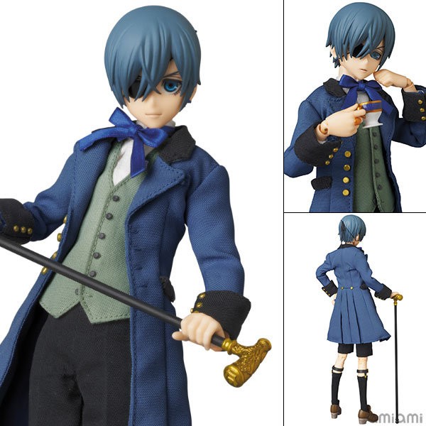 黒執事 Rah シエル ファントムハイヴ 予約開始 眼帯は取り外し可能でステッキ ティーカップなど付属 Figure News