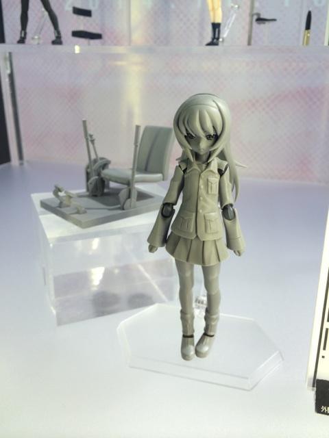 ガルパン Figma 冷泉麻子 原型が初公開 1 12 号戦車d型 車外装備セット 仮 も開発進行中 Figure News