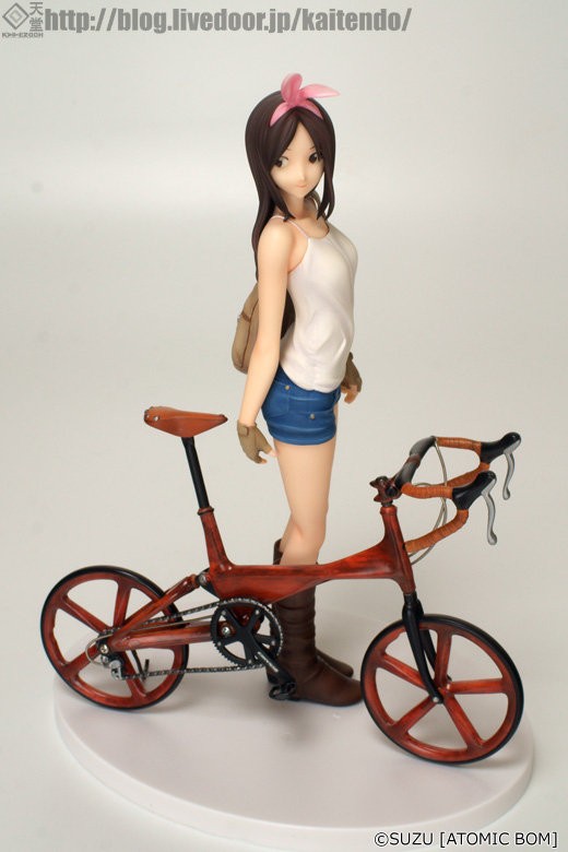 Atomicbom オリジナル自転車と女の子 が回天堂から完成品フィギュア化に Figure News