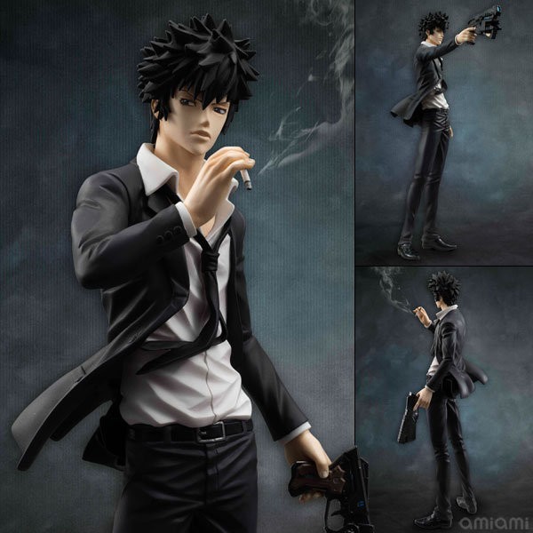 Psycho Pass メガハウス G E M シリーズ 狡噛慎也 フィギュア 1月発売 煙草を吸う姿とドミネーターを構えるポーズが再現可能 Figure News