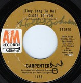 カーペンターズ Carpenters 遙かなる影 They Long To Be Close To You Add Some M To Your Day