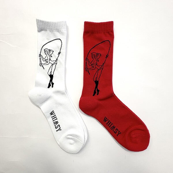 Whimsy socks lolas blood socks ウィムジー 靴下 BEAMS T（ビームスT）【8/7値下げ】WHIMSY SOCKS × LOLAS