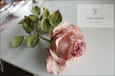 ビロードで作る 大輪の薔薇 布花 フルクルール ブログ