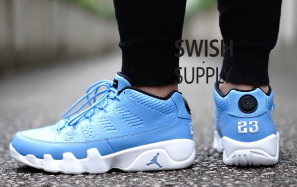 jordan 9 pantone on feet