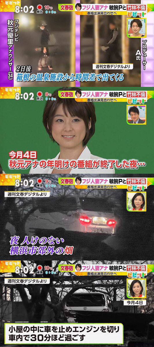調教 竹林不倫の秋元優里アナはプロデューサーに調教されていた 泉湧く珠玉の情報