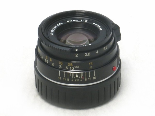 ミノルタ M-ROKKOR 40mm F2 （CLE用） : オールドレンズのフォトベルゼ