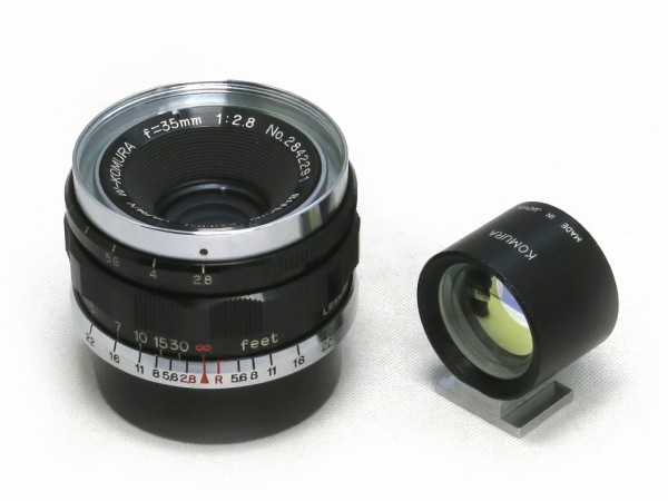 三協光機 W-KOMURA （L） 35mm F2.8 （後期型） + Finder : オールド 