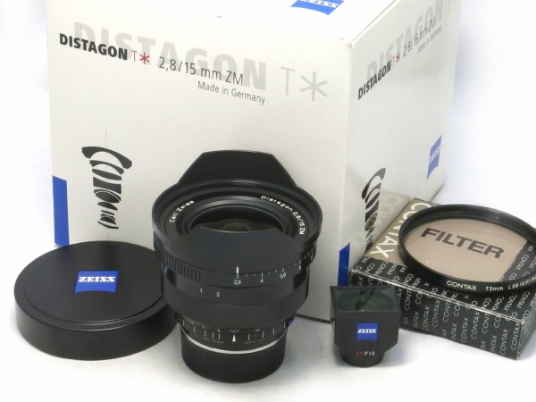 カールツァイス Distagon T* 15mm F2.8 ZM + Finder : オールドレンズ