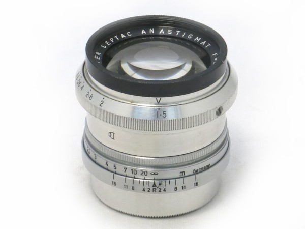 ダルメイヤー SEPTAC ANASTIGMAT 50mm F1.5 （Leica-Lマウント改造） : オールドレンズのフォトベルゼ