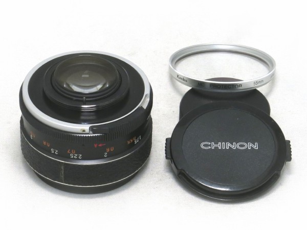 富岡光学 AUTO CHINON 55mm F1.4 （M42マウント） : オールドレンズの