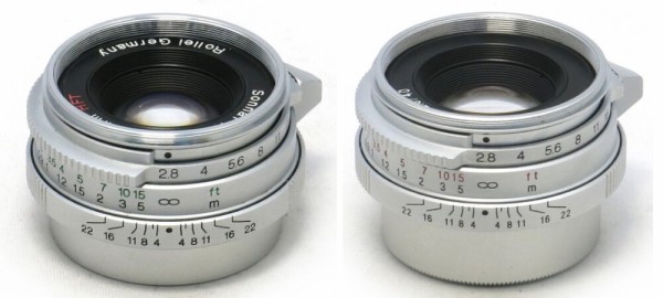 ローライ Sonnar 40mm F2.8 (L) プロトタイプ : オールド ローライ Sonnar 40mm F2.8 (L) プロトタイプ : オールド