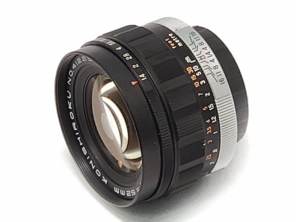 Konica FS HEXANON 52mm F1.4 美品 コニカ HEXANON 52mm F1.4 （Konica-F） : オールドレンズのフォトベルゼ