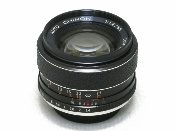 富岡光学 AUTO CHINON 55mm F1.4 （M42マウント） : オールドレンズの