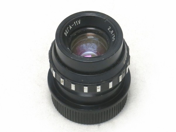 【ソ連レンズ・希少】Bega-11 2.8/50 ヘリコイドアダプター付 ロシア Bega-11y 50mm F2.8 （引き伸ばし） : オールドレンズの