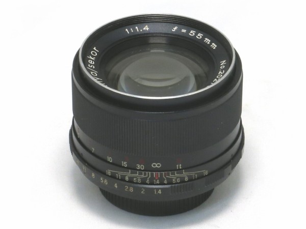 マミヤ AUTO Sekor 55mm F1.4 （M42マウント） : オールドレンズの