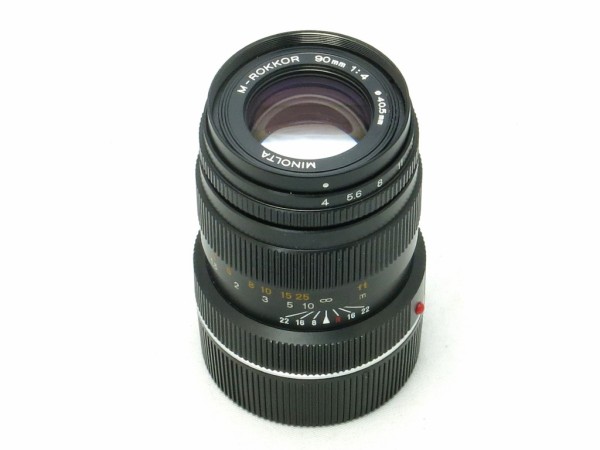 ミノルタ MINOLTA M-ROKKOR 90mm F4 Minolta M-Rokkor 90mm F4 - ミノルタCLE用の中望遠レンズ