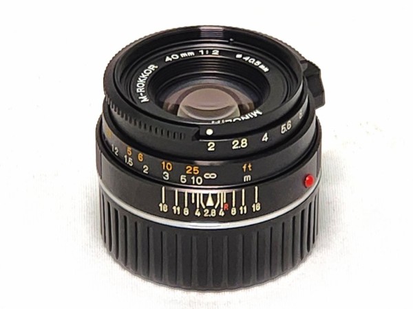 ミノルタ M-ROKKOR 40mm F2 （CLE用） : オールドレンズのフォトベルゼ