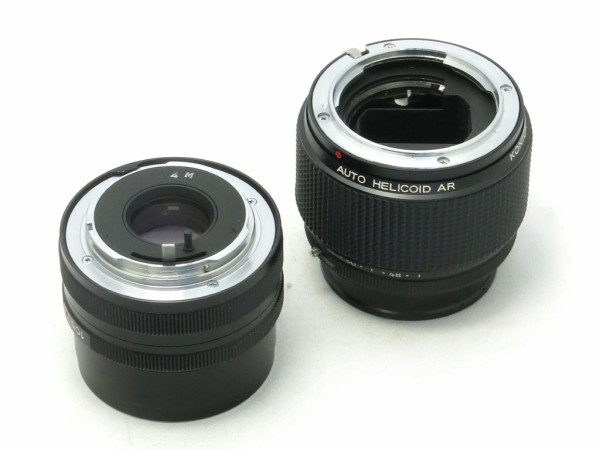 KONICA Macro-Hexanon AR 105mm F4ベローズセット コニカ AR Macro-HEXANON 105mm F4 + AUTO HELICOID : オールドレンズ