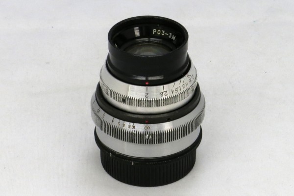 シネレンズ】PO3-3M 50mm F2 （Leica-Lマウント改造）-