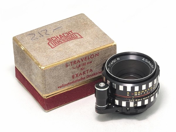 シャハト S-Travelon 50mm F1.8R （Exaktaマウント） : オールドレンズ