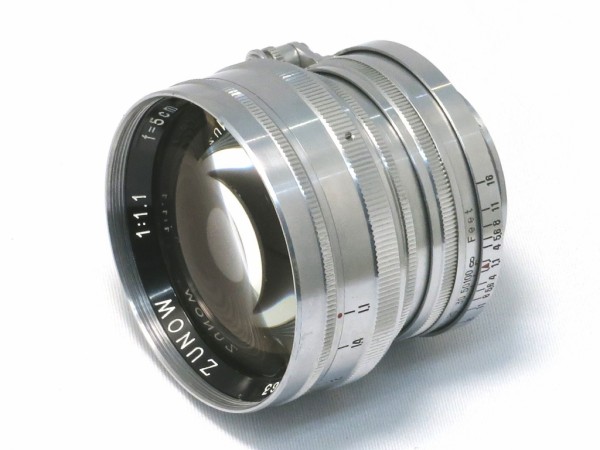 ズノー光学工業 ZUNOW 50mm F1.1 （L） : オールドレンズの