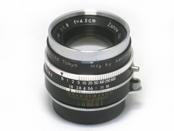 ネオカ NEOCA-S ZUNOW 45mm F1.8（Leica-Lマウント改造） : オールド