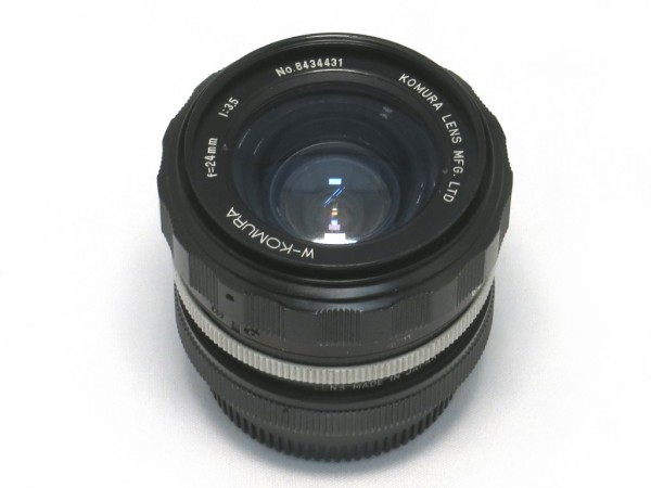 三協光機 W-KOMURA 24mm F3.5 （for Nikon F） : オールドレンズの