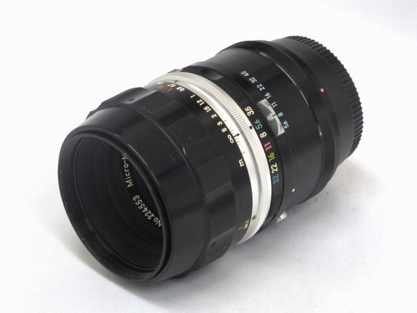 マイクロニッコールPオート55mmf3.5 Ai改 M2リング付き-