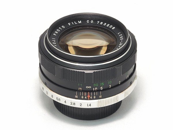 初期型　fujinon 50mm f1.4 m42マウント フジフイルム FUJINON 50mm F1.4 （初期型 M42マウント） : オールド