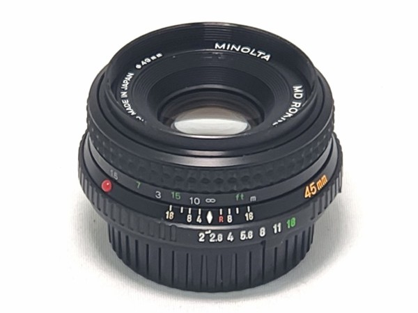M9342 ミノルタ SR-1 +MD ROKKOR 45mm F2 ミノルタのパンケーキレンズ「MD ROKKOR 45mm F2」 – カメトリ