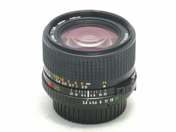 レンズ(単焦点) MINOLTA MD 20mm 1:2.8 Minolta MD 20mm 1:2.8 tests and review - Lens QA Works