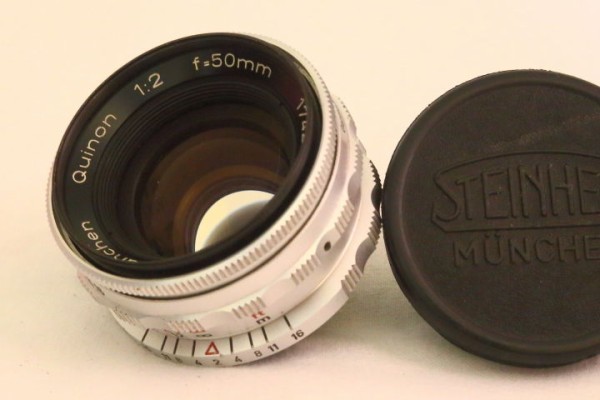 ライカL39アダプター付シュタインハイル製キノン50mm F2(ミラーレス仕様) ライカL39アダプター付シュタインハイル製キノン50mm F2(ミラー