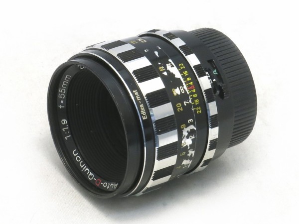 シュタインハイル Auto-D-Quinon 55mm F1.9 （M42マウント