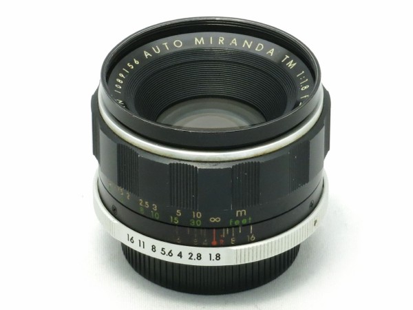 ★希少！美品★MIRANDA ミランダ TM 50mm f1.8 m42 ミランダ AUTO MIRANDA TM 50mm F1.8 （M42マウント） : オールド