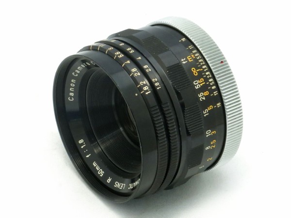 キヤノン SUPER-CANOMATIC R 50mm F1.8 I : オールドレンズの
