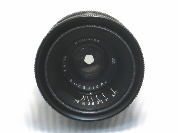 ロシア製Jupiter-12 2.8/35mm レンズ KMZ JUPITER-12 35mm F2.8 L39 ロシア製 単焦点レンズ (55486