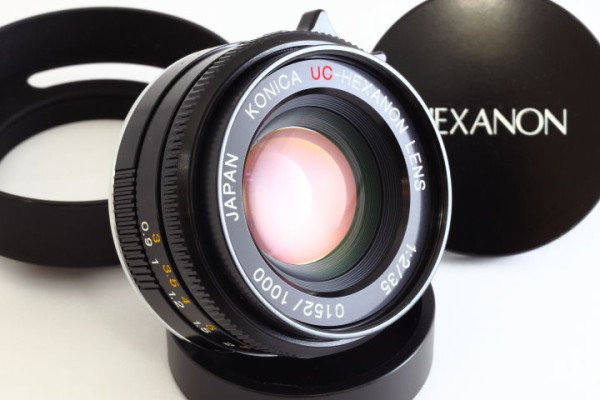 Konica UC-HEXANON (L) 35mm F2 (黒鏡筒) コニカ) KONICA UC-HEXANON  