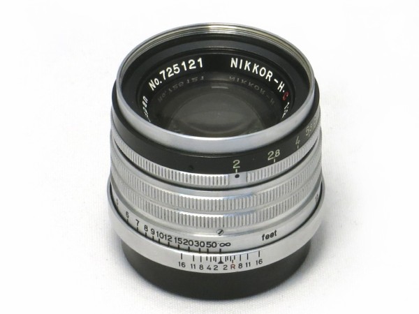 Nippon Kogaku Nikkor-H (L) 50mm F2 黒帯