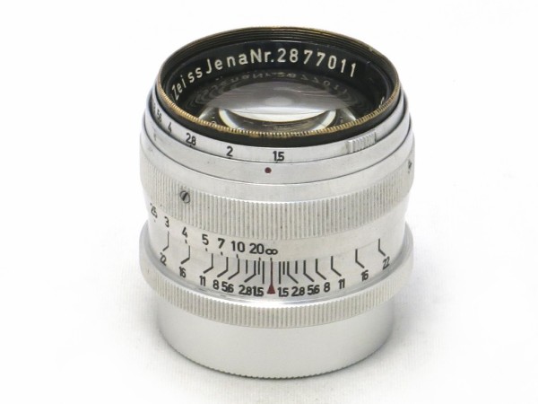 カールツァイスイエナ Sonnar T 50mm F1.5 （L） : オールドレンズの