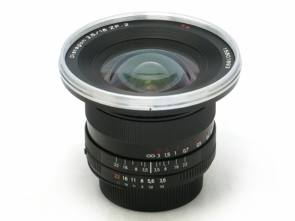 カールツァイス Distagon T* 18mm F3.5 ZF2 (for Nikon Ai-S カールツァイス Distagon T* 18mm F3.5 ZF2 (for Nikon Ai-S