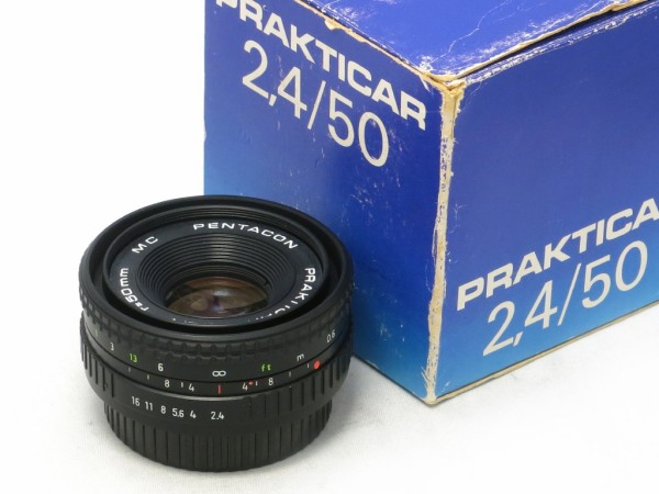 PENTACON PRAKTICAR 50mm f2.4レンズ Pentacon Prakticar 50mm F2.4 Pancake Lens for Stunning Imagery