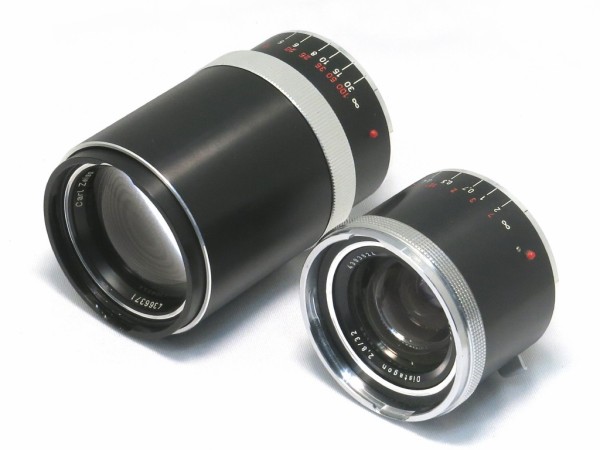 カールツァイス Distagon 32mm F2.8 + Tele-Tessar 135mm F4
