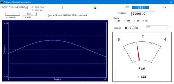 たまには測定器でもいいですか？：ワウフラッター計：ソフトウェアとハードウェア : 今どきカセットデッキで良いですか？