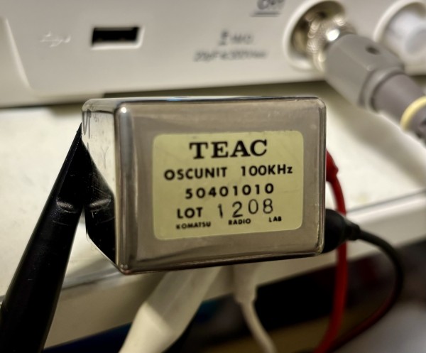 【代引き不可】 TEAC メンテ始末記：番外編その26「BIAS発振モジュール C-1Mk2 カセットデッキ